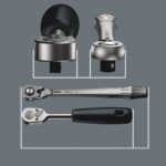 Wera 8100 SC 8 Zyklop Metal - Knarrensatz (1/2") – Bild 5